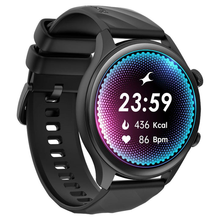 Fastrack Vivid Pro Smart dial Silicone Strap Watch for Unisex 38110PP01