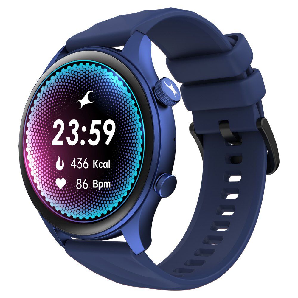 Fastrack Vivid Pro Smart dial Silicone Strap Watch for Unisex 38110PP03