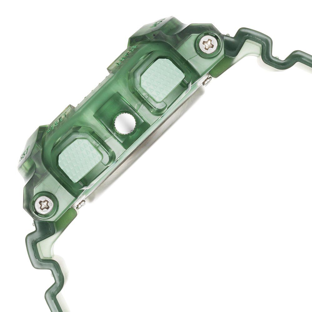 Fastrack StreetStyle Digital Dial Translucent Green PU Strap Watch For Guys 38116PP01