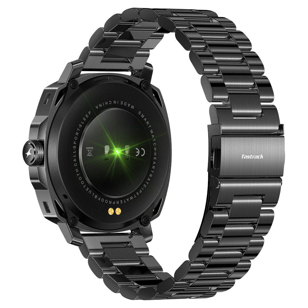 Fastrack Radiant FX3 with 3.63 CM AMOLED Display with Functional Crown,SingleSync BT Calling,AI Voice Assistant 38124NM01