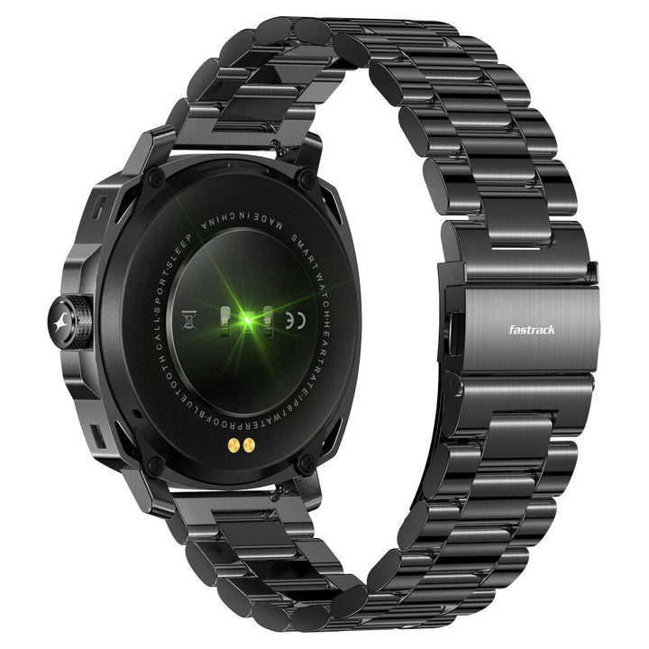 Fastrack Radiant FX3 with 3.63 CM AMOLED Display with Functional Crown,SingleSync BT Calling,AI Voice Assistant 38124NM01