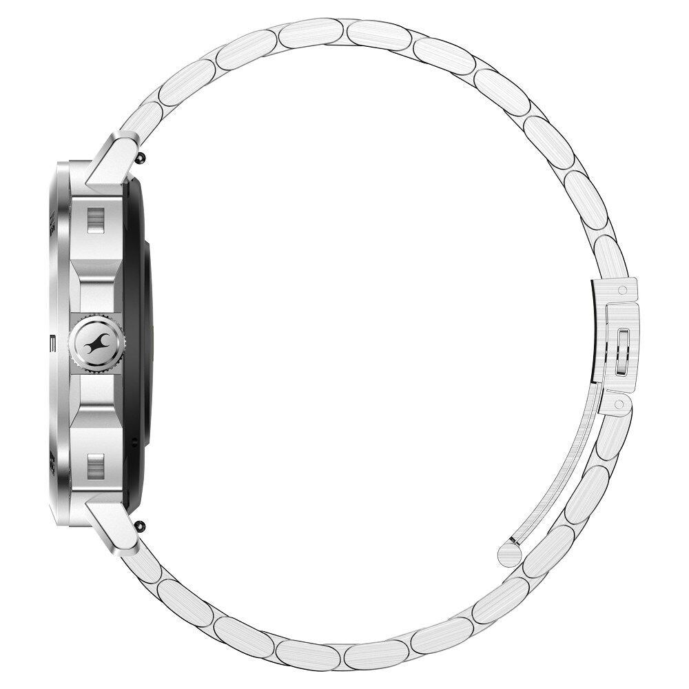 Fastrack Radiant FX3 with 3.63 CM AMOLED Display with Functional Crown,SingleSync BT Calling,AI Voice Assistant 38124SM01