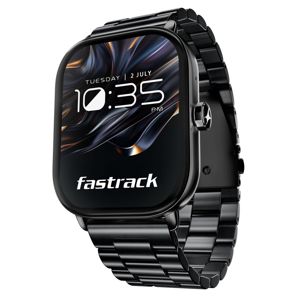 Fastrack Radiant FX2 Luxury Metal Smartwatch with largest 5.1 AMOLED Display with Functional Crown 38140NM01