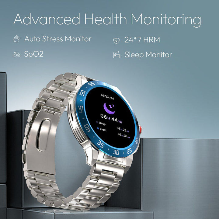 Fastrack Magnus FX3 Luxury Metal Smartwatch Premium Top Ring Design comes with High Definition 3.7 cm UltraVU Display 38143KM01