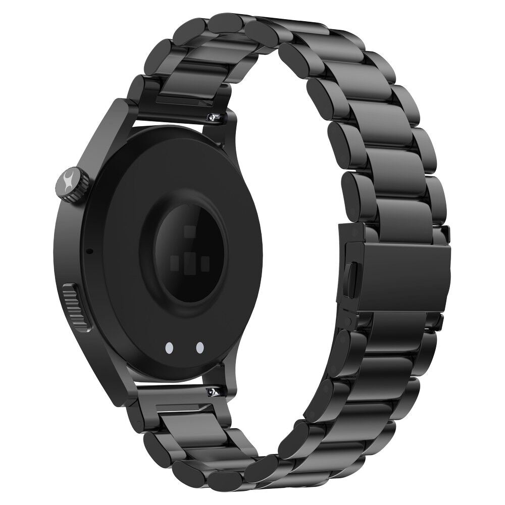 Fastrack Radiant FX4 Premium Metal Smartwatch with 3.8 cm EdgeX AMOLED Display, Functional Crown 38158NM01