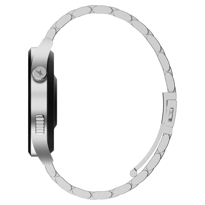 Fastrack Radiant FX4 Premium Metal Smartwatch with 3.8 cm EdgeX AMOLED Display, Functional Crown 38158SM01