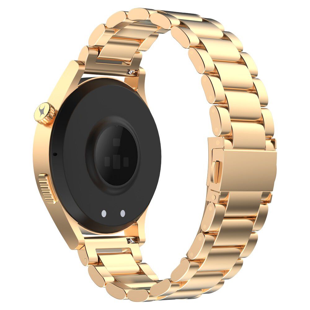 Fastrack Radiant FX4 Premium Metal Smartwatch with 3.8 cm EdgeX AMOLED Display, Functional Crown 38158WM01