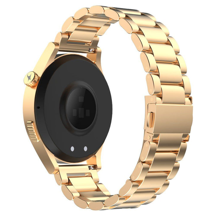 Fastrack Radiant FX4 Premium Metal Smartwatch with 3.8 cm EdgeX AMOLED Display, Functional Crown 38158WM01