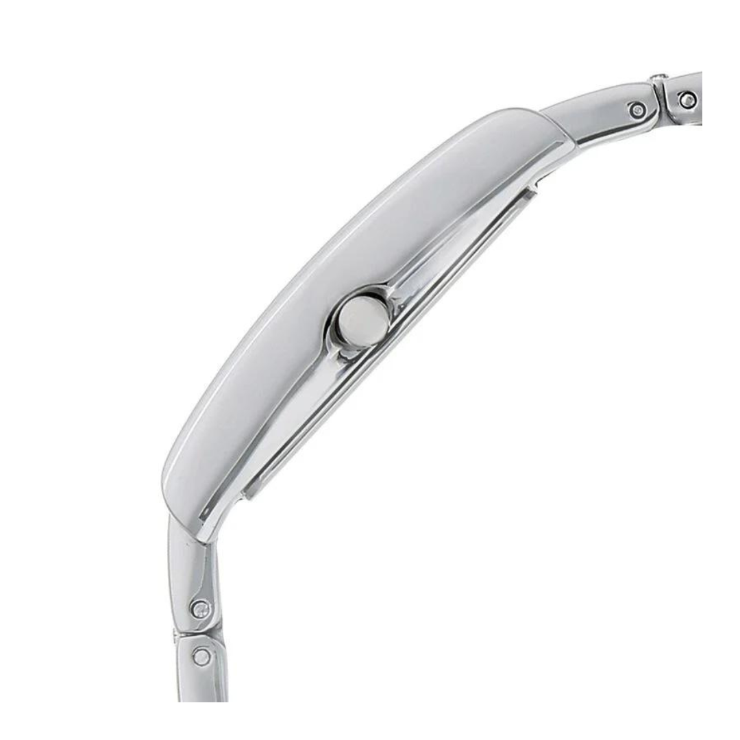 Titan Raga Silver Quartz Analog Stainless Steel Strap Watch for Women 9720SM01  / NS9720SM01