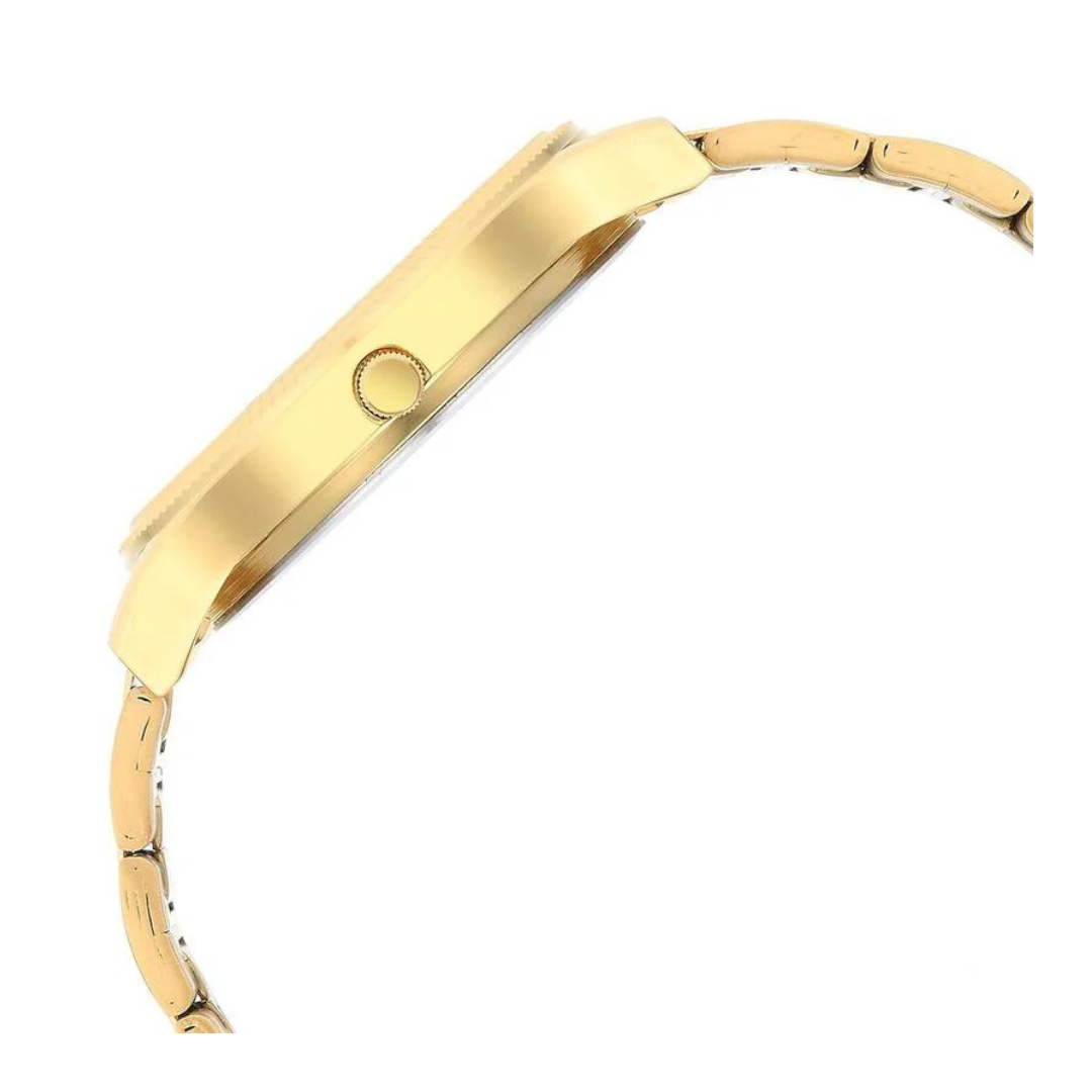 Titan Quartz Analog Champagne Dial Stainless Steel Strap Watch for Men 1650YM09 (DM455)