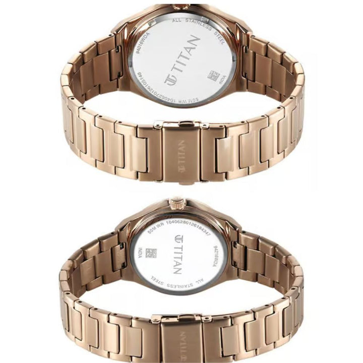 Titan Modern Bandhan 9401694216WM01 Black Dial Couple Watch