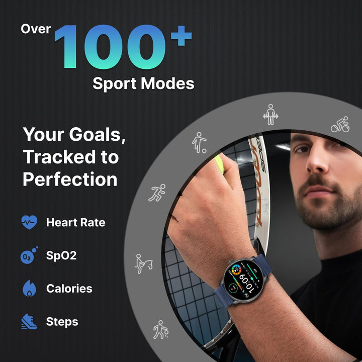 Timex iConnect Pro 1.38"(3.50 cm) Display with Functional Crown and BT Calling Smartwatch For Unisex - TWIXW1202T