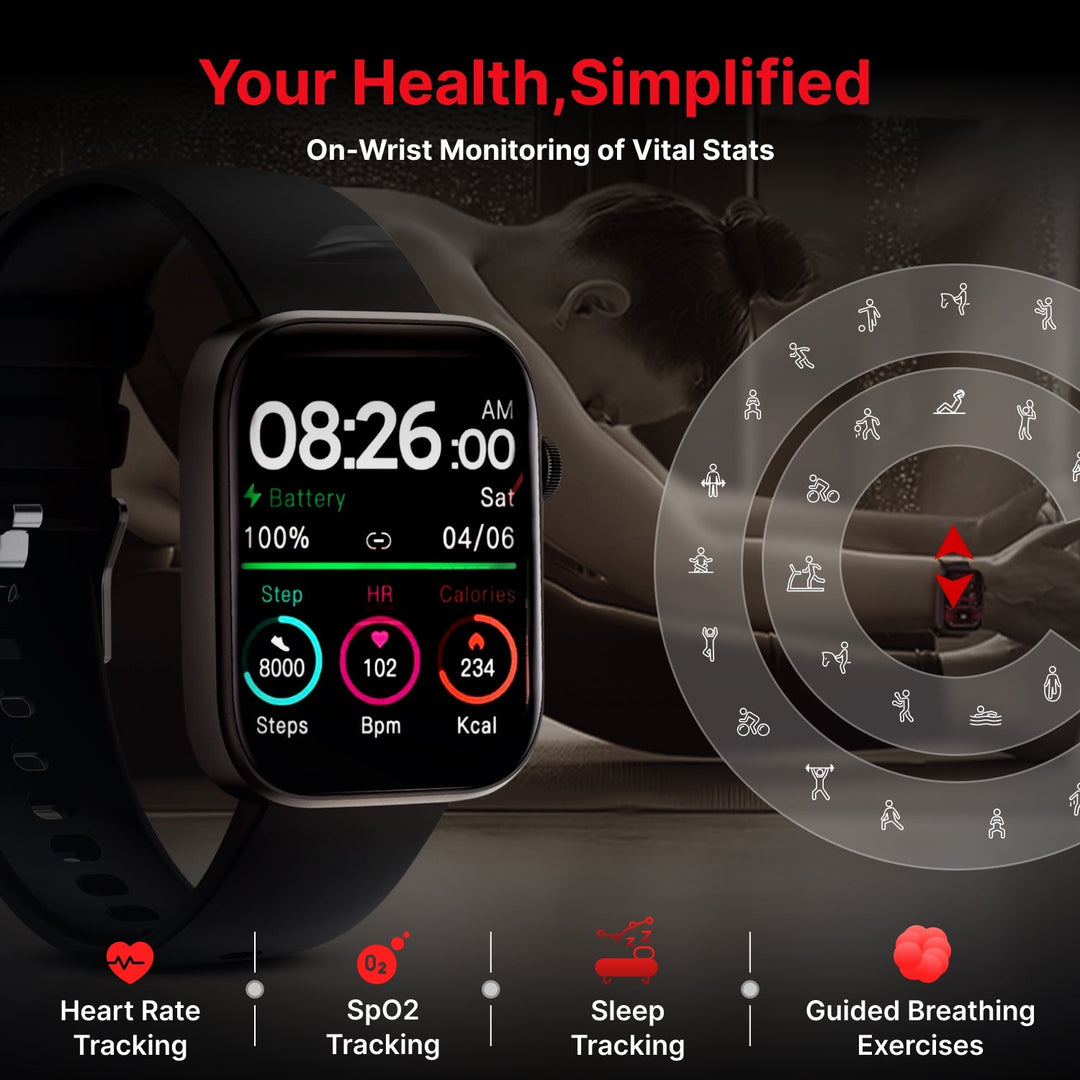 IConnect By Timex Navigator 1.83"(4.6cm) Display With Turn By Turn Navigation & BT Calling Smartwatch For Unisex - TWIXW900T