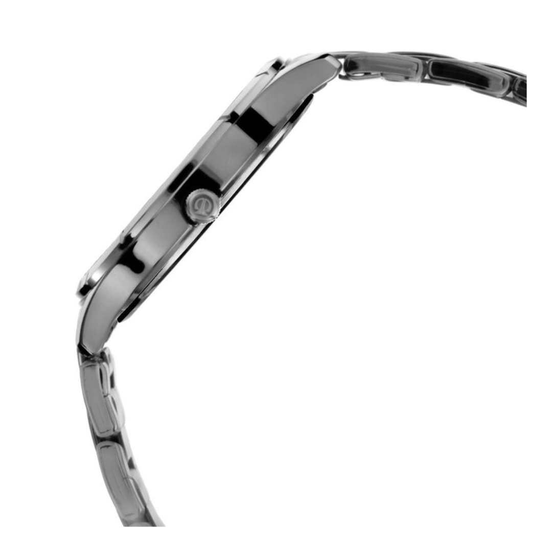 Titan Quartz Analog with Day and Date Black Dial Stainless Steel Strap Watch for Men NS1767NM01