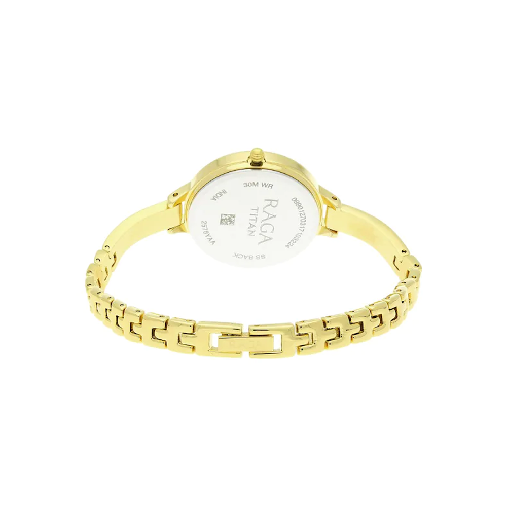 Titan Raga Viva Analog Beige Dial Women's Watch 2578YM01