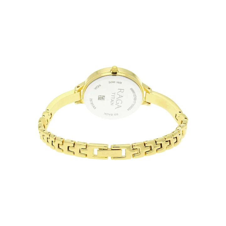 Titan Raga Viva Analog Beige Dial Women's Watch 2578YM01