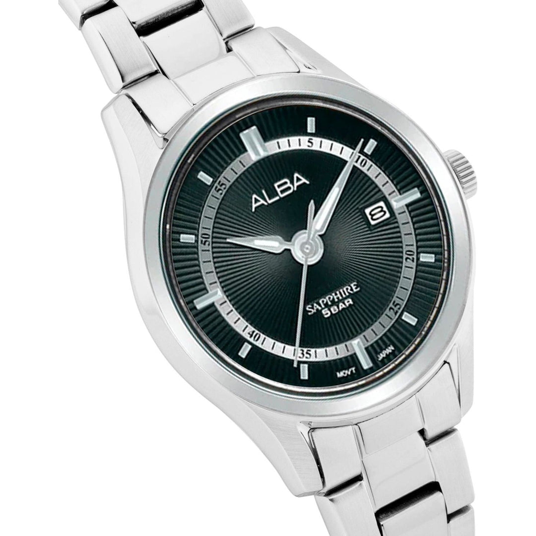 AS9R19X1 Asterix Black Dial with Metal Strap