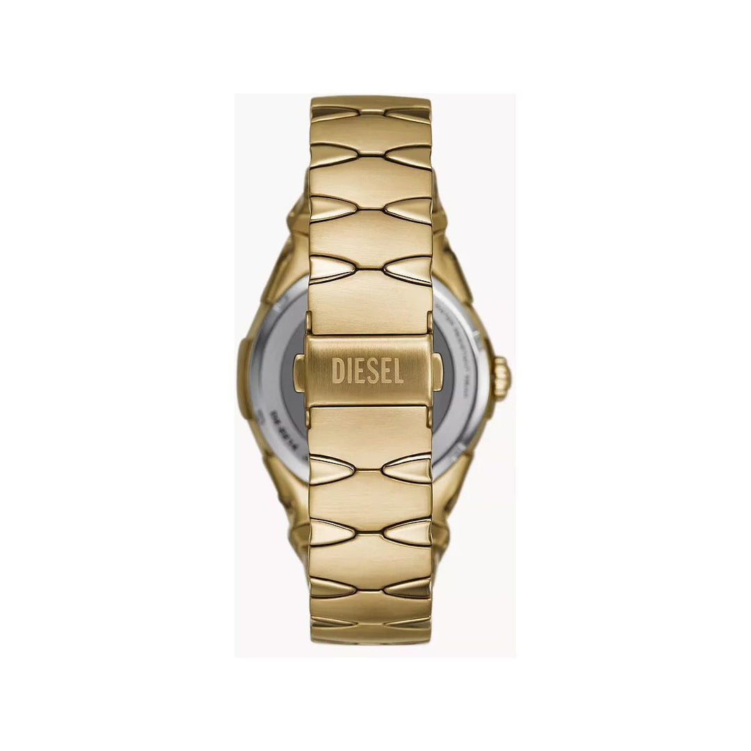 Diesel D-Sruptor Three-Hand Gold-Tone Stainless Steel Watch DZ2214