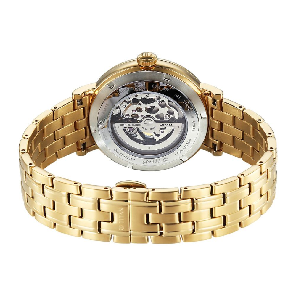 Titan 90222YM01 Silver Dial Men&