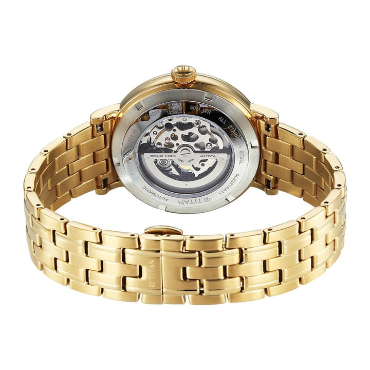 Titan 90222YM01 Silver Dial Men&