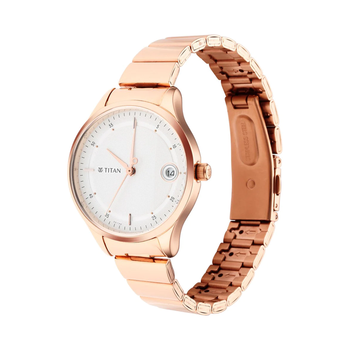 TITAN Workwear Silver Dial Women's Watch NP2649WM01