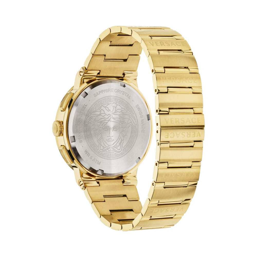 Mens Versace Greca Logo Chrono Watch VEZ900421