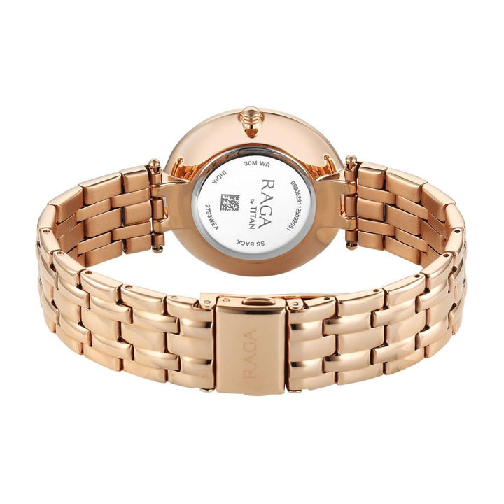 Titan 2793WM02 Rose Gold Dial Women&