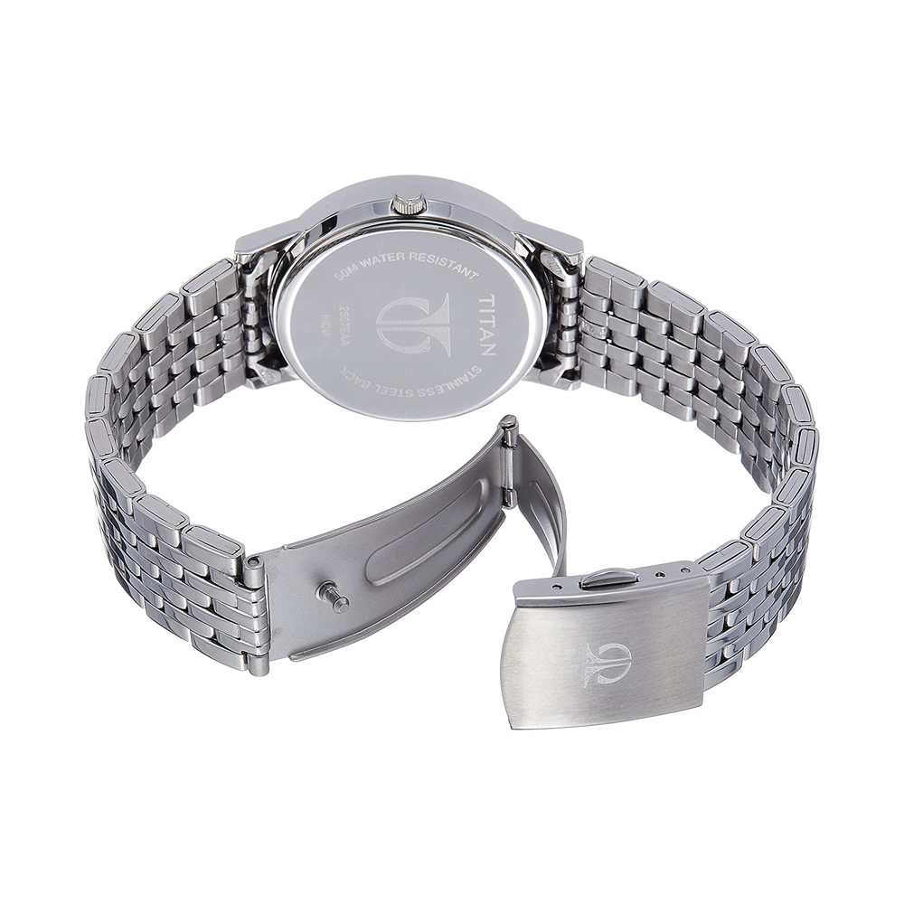 Titan NJ2557SM01 Analog White Dial Watch For Women