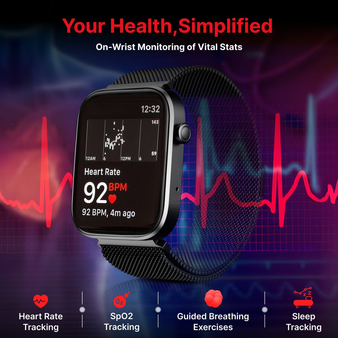 IConnect By Timex Navigator 1.83"(4.6cm) Display With Turn By Turn Navigation & BT Calling Smartwatch For Unisex - TWIXW904T