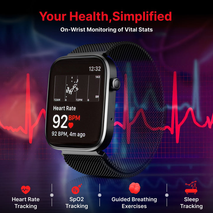 IConnect By Timex Navigator 1.83"(4.6cm) Display With Turn By Turn Navigation & BT Calling Smartwatch For Unisex - TWIXW904T