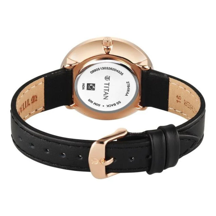Titan 2784WL02 Black Dial Women&