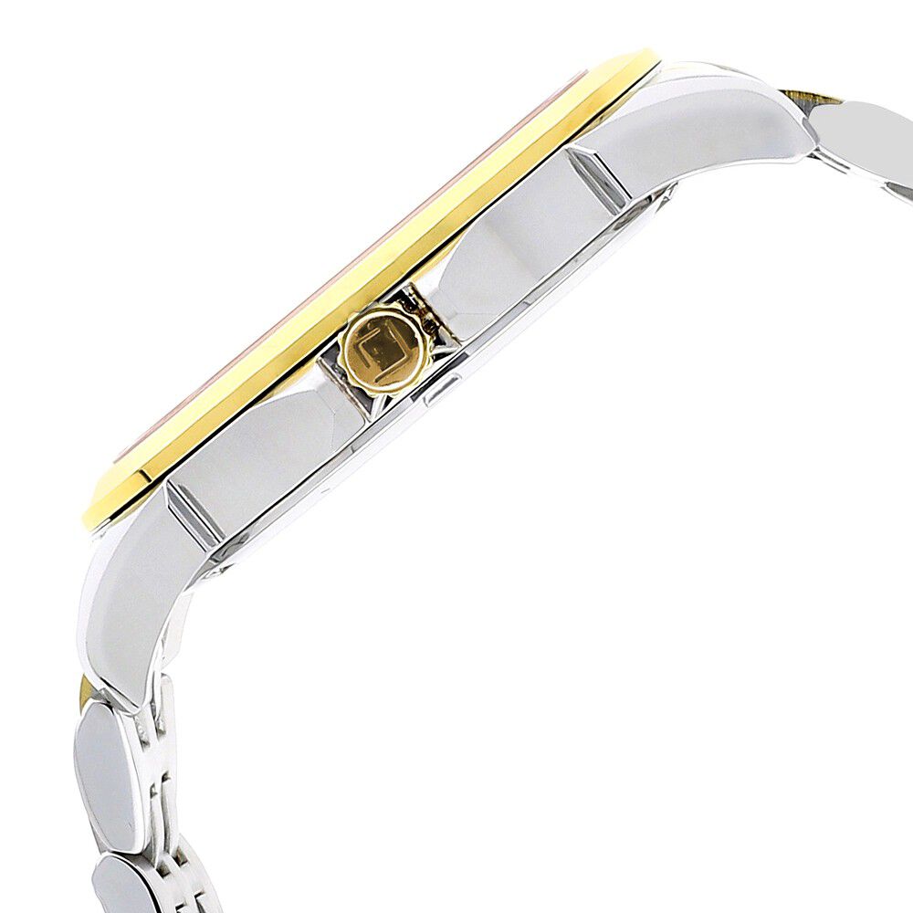 Xylys Swiss Analog with Date Two Toned Stainless Steel Strap White Dial Watch For Men NS40020BM01E