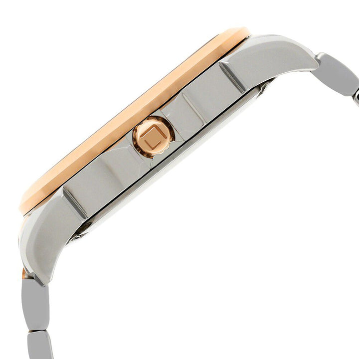 Xylys Swiss Analog with Date Two Toned Stainless Steel Strap White Dial Watch For Men NS40020KM01E