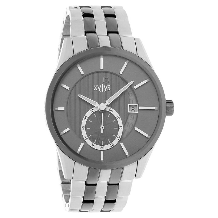 Xylys Offsets Swiss Analog Stainless Steel Grey Dial Watch for Men NS40024KM02E