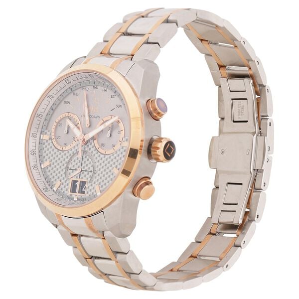 Xylys Quartz Chronograph Watch for Men - Grey Dial & Steel Strap