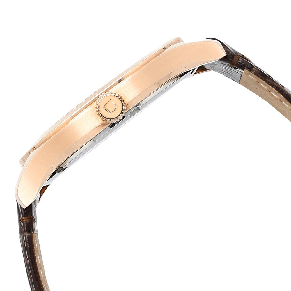 Xylys Swiss Analog with Date Brown Leather Strap Beige Dial Watch For Men NS40037WL01E