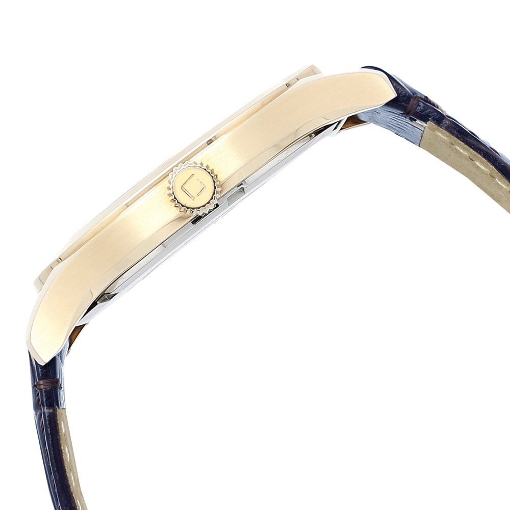 Xylys Swiss Analog with Date Blue Leather Strap and Dial Watch For Men NS40037WL02E