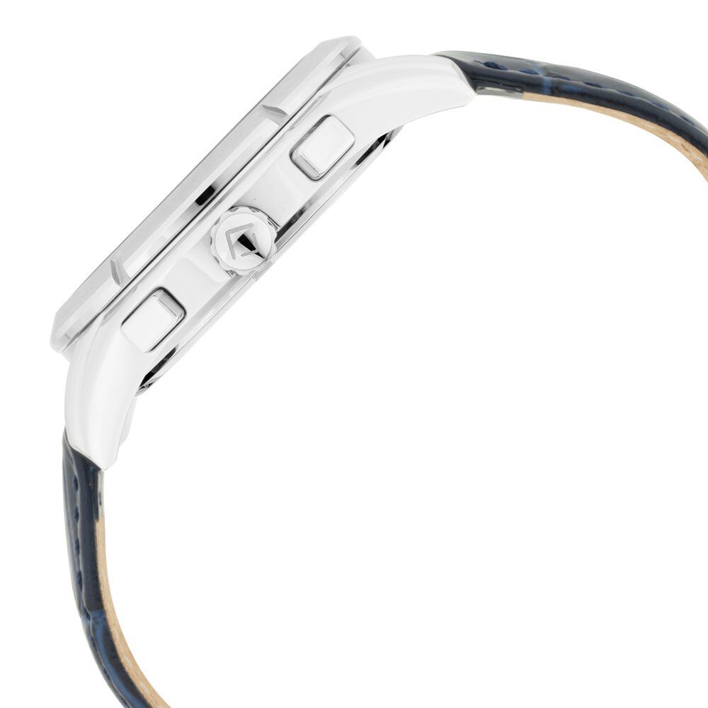 Xylys Swiss Multifunction Blue Leather Strap Blue Dial Watch For Men NS40045SL01E