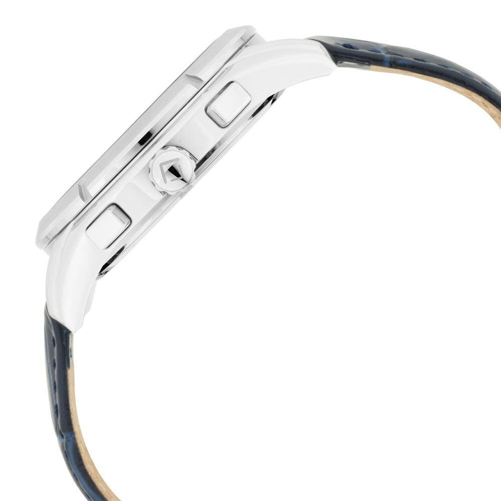 Xylys Swiss Multifunction Blue Leather Strap Blue Dial Watch For Men NS40045SL01E