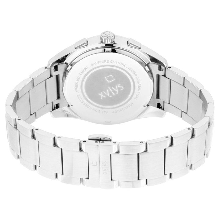 Xylys Swiss Multifunction Silver Stainless Steel Strap Blue Dial Watch For Men NS40045SM01E