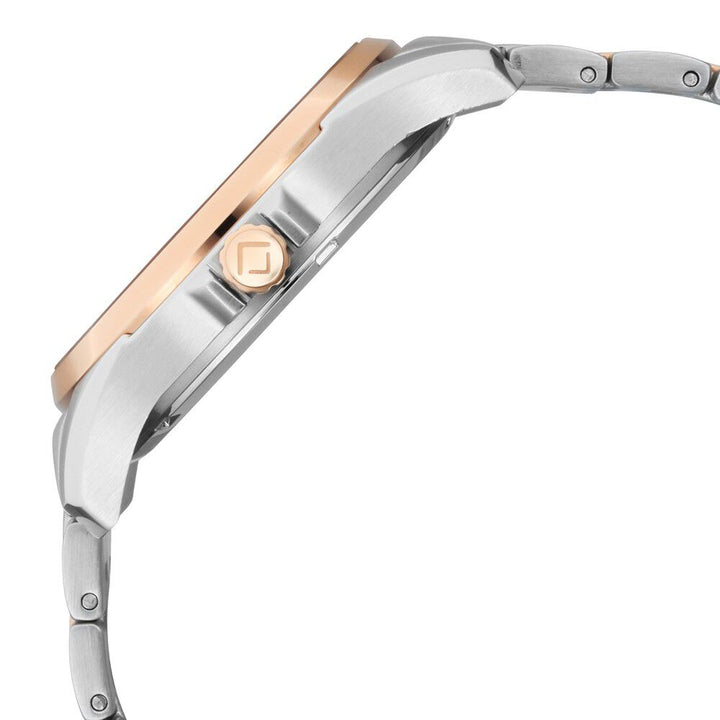 Xylys Swiss Multifunction Two Toned Stainless Steel Strap Grey Dial Watch For Men NS40054KM01E