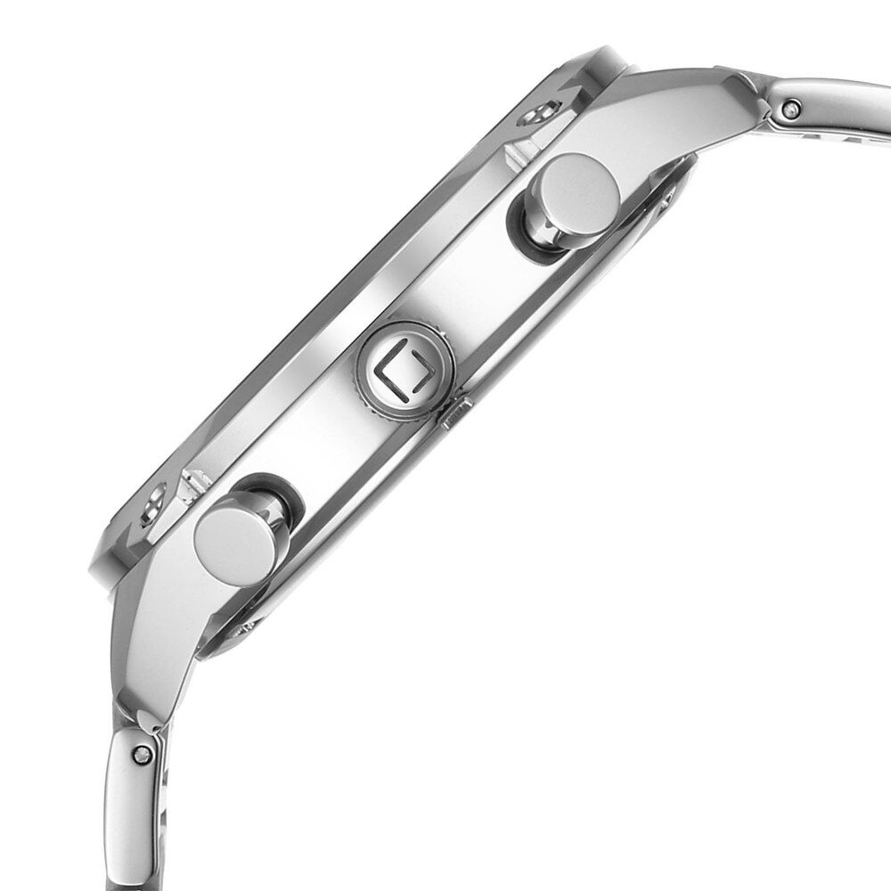 Xylys Swiss Chronograph Silver Stainless Steel Strap Blue Dial Watch For Men 40055SM01E