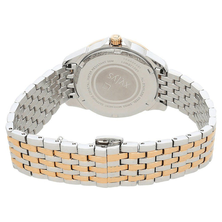 Xylys Swiss Analog Date Watch for Women - Stylish Two-Toned Design