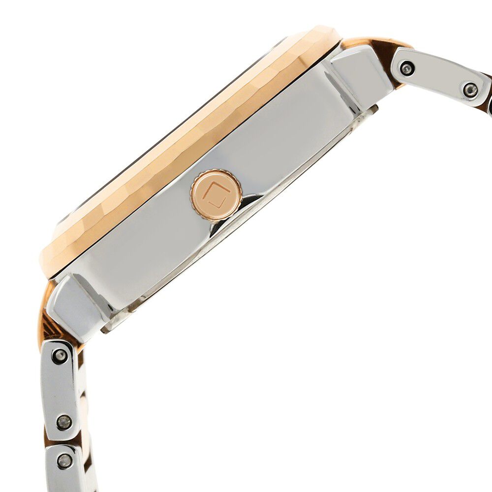 Xylys Swiss Analog Two Toned Stainless Steel Strap Mother of Pearl Dial Watch For Women NS45015KM01