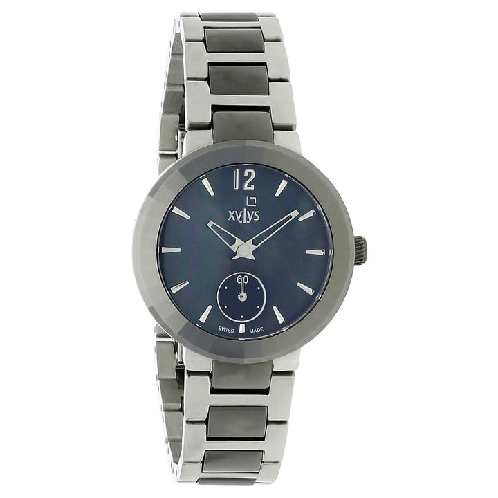 Xylys Swiss Analog Two Toned Stainless Steel Strap Mother of Pearl Dial Watch For Women NS45015KM02