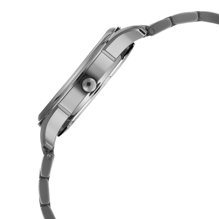 Xylys Swiss Analog Black Stainless Steel Strap Mother of Pearl Dial Watch For Women NS45016NM01E