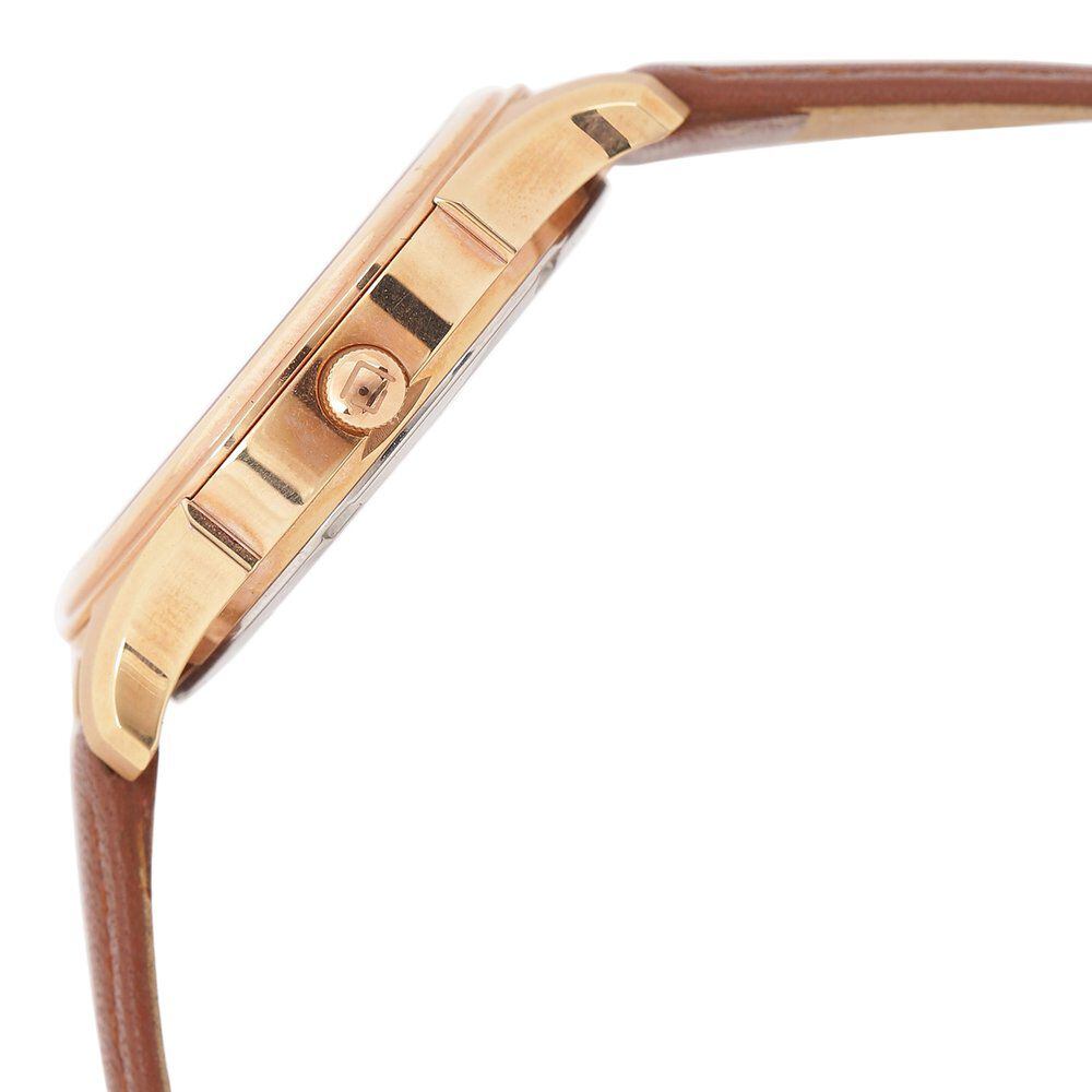 Xylys Swiss Analog Brown Leather Strap Mother of Pearl Dial Watch For Women NS45016WL01E