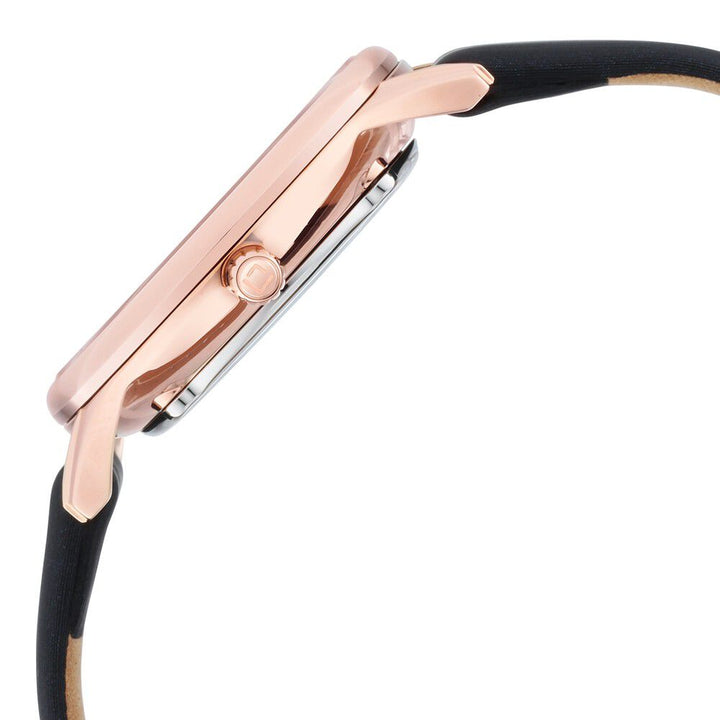 Xylys Swiss Analog with Date Grey Leather Strap Mother of Pearl Dial Watch For Women NS45018WL01E