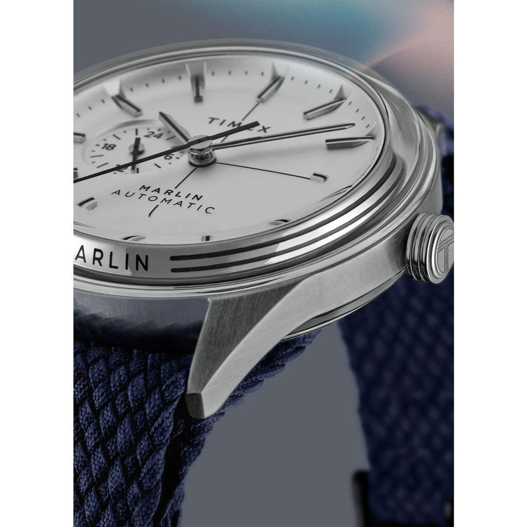 Timex Marlin Jet Automatic 38mm Fabric Strap Watch TW2V72300U9