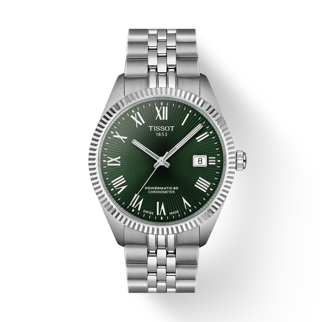 Tissot Ballade 39mm COSC Certified Automatic Green Dial Stainless Steel Watch